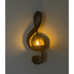 Treble Clef Tealight Candle Holder for Home and Office Decor - Image 3