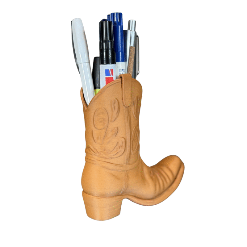 Cowboy Boot Desk Organizer – Custom Corporate Gift for Office Desks, Premium Personalized Gift for Clients & Employees - Image 3