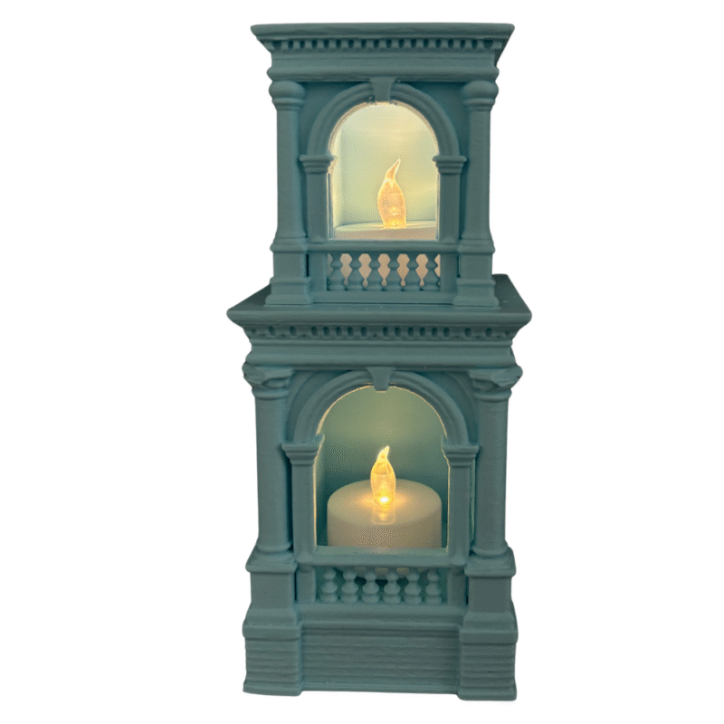 Architectural Double Tier Gothic Tea Light Holder for Home & Office Decor - Image 3
