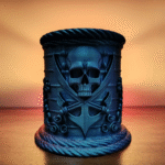 Pirate Pen Holder – Elegant & Stylish Artistic Desk Mate | Premium Corporate Gift for Office Professionals