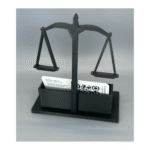 Custom Lawyer ‘Scale of Justice’ Business Card Holder – Premium Corporate Gift for Law Firms & Legal Professionals - Image 4