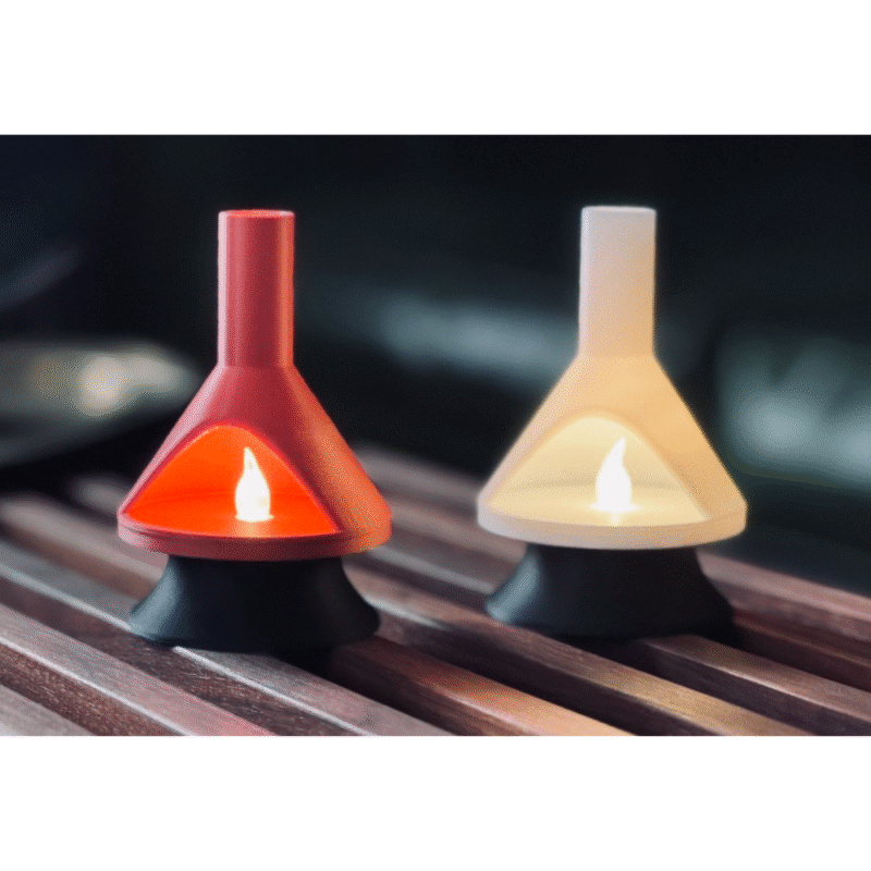 Mid-Century Modern Candle Holder for Home and Office Decor | Elegant Gift for Business and Industrial Spaces - Image 4