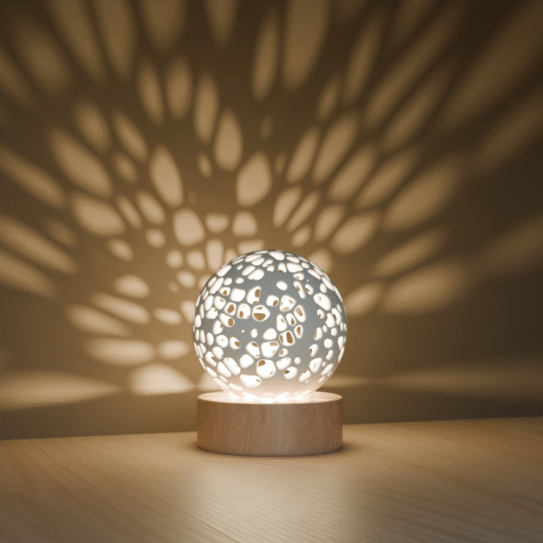 Parametric Lamp for Corporate Gifts | Premium Wooden Home Décor Light for Office & Events