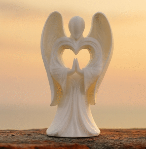 Heart Angel of Light – Premium Home Décor | Symbol of Love, Peace & Tranquility | Ideal Corporate Gift