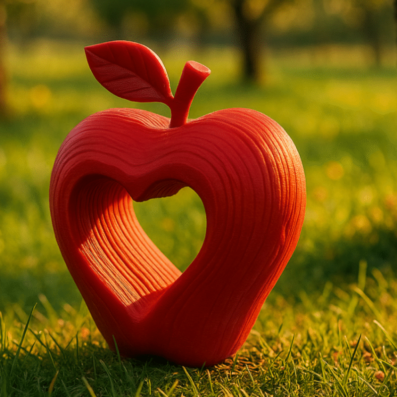 Apple With Heart – Premium Love-Themed Desk Decor for Corporate Gifting & Home Décor - Image 4