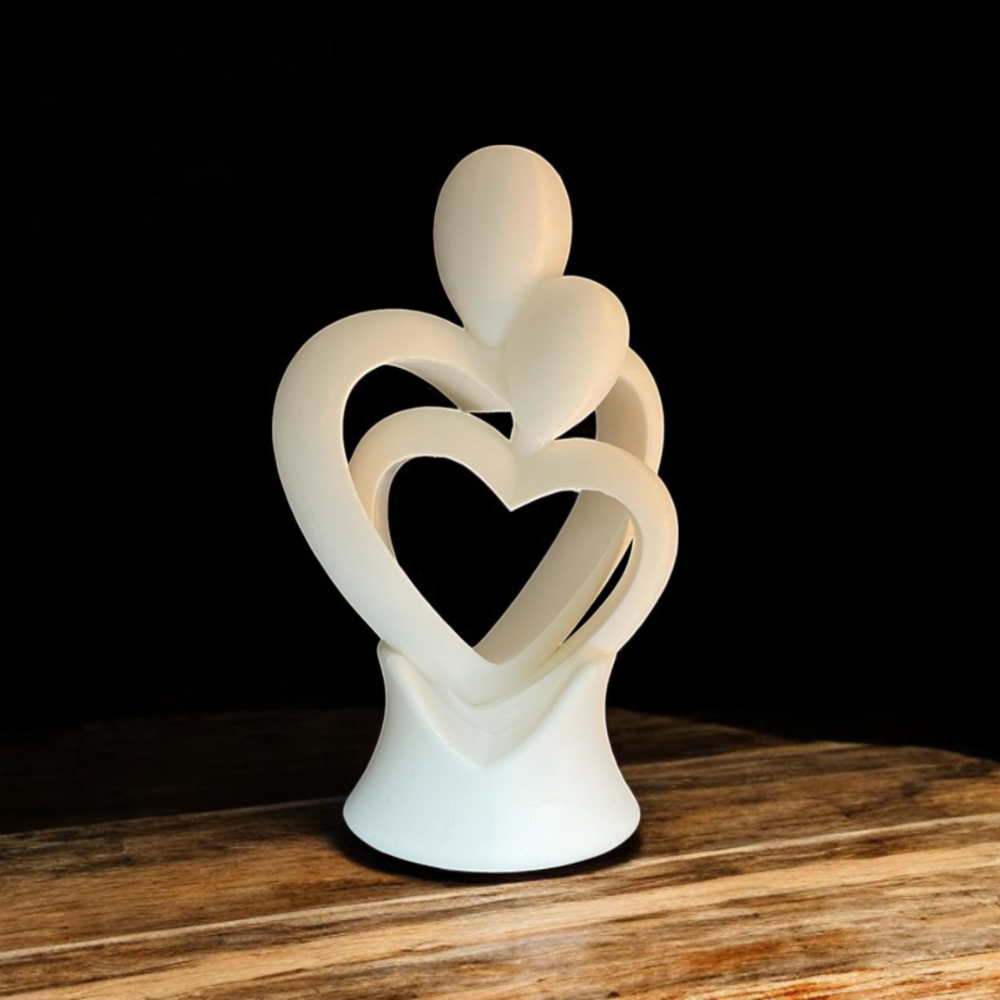 1 Elegant Couple Sculpture | Romantic Table Décor for Home & Office | Valentine’s Day Gift for Him & Her - Image 1