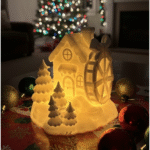 Winter Mill House Christmas Glow Scene – Premium Light-Up Holiday Décor Gift for Home, Offices & Corporate Gifting