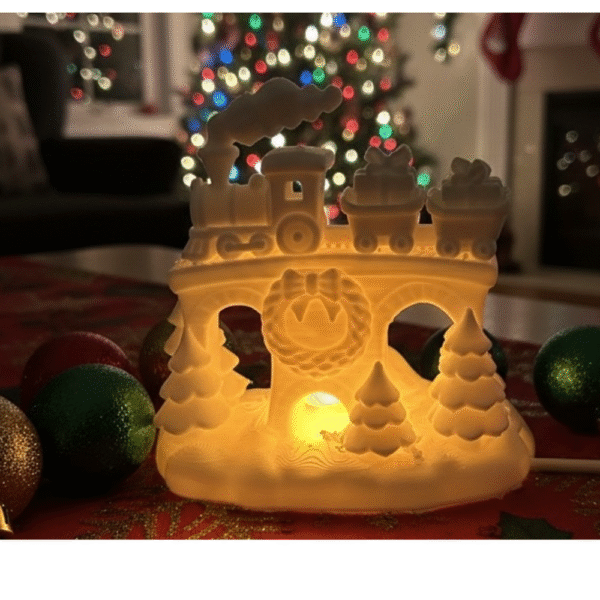 Christmas Train Bridge Lamp – Festive LED Decorative Light for Home, Office & Corporate Gifting
