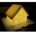 Christmas House Tealight Light | Festive Home Decor | Christmas Gift for Office, Home & Corporate Events
