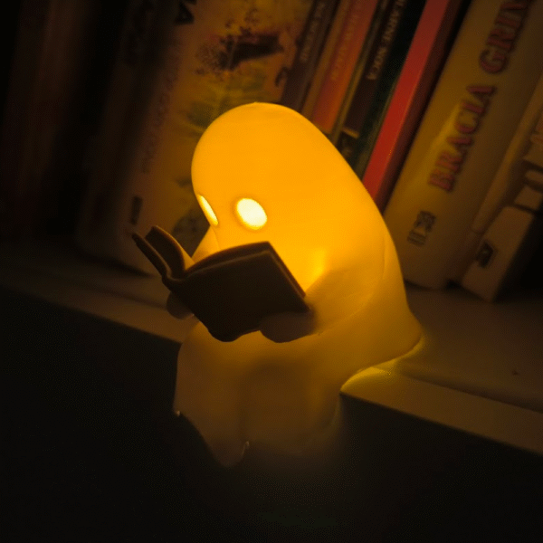 Ghost Reader Lamp – Stylish Home Décor Table Light | Creative Desk Gift for Office, Corporate & Event Gifting