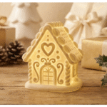Glowing Fairy House Tealight Lamp – Christmas Decorative LED Mini House for Home & Office Décor