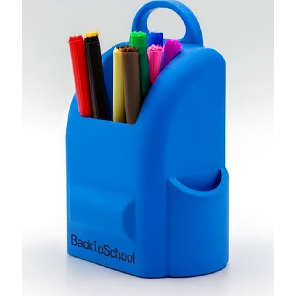 1 Backpack Pen Holder – Cute 3D Printed Desk Organizer for Students, School Gifts & Corporate Gifting - Image 1