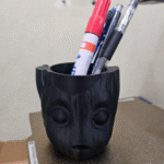 Groot Head Pen Holder | 3D Printed Desk Organizer for Office & Home | Unique Gift for Employees, Clients & Kids