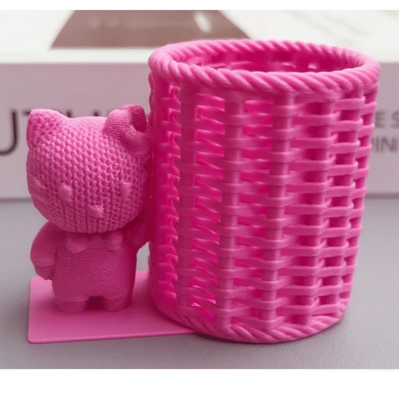 Kitty Pen Holder – Cute Desk Organizer for Office, Home & Corporate Gifting - Image 3
