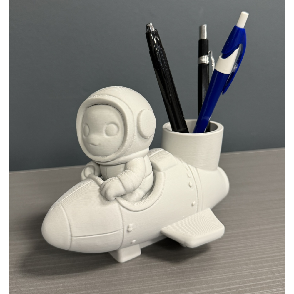1 Astronaut Spaceship Pen Holder – Unique Desk Gift for Airlines & Corporate Gifting - Image 1