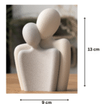 Valentine’s Day Couple Statue | Premium Home Décor Gift for Offices, Events & Corporate Gifting | Romantic Desk Display for Employees & Clients - Image 2