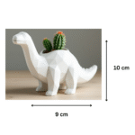 Adorable Dinosaur Planter | Cute Desk Pot & Mini Vase for Home, Office Décor & Gifting - Image 2