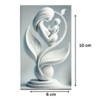 Mother Love Plant Decorator Sculpture | Elegant Home Décor Showpiece for Living Room, Bedroom, Office & Personal Use | Premium Gift for Family, Friends & Corporate Events - Image 2
