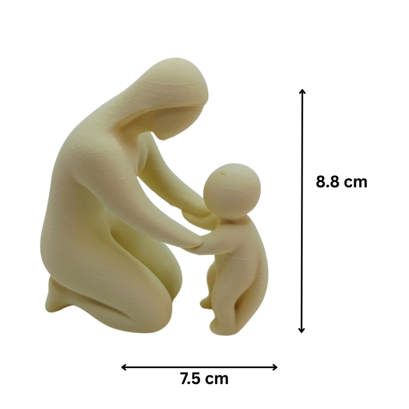 Mother & Child Harmony Sculpture – Elegant Home Décor Showpiece for Corporate Gifting, Personal Use & Special Occasions - Image 2