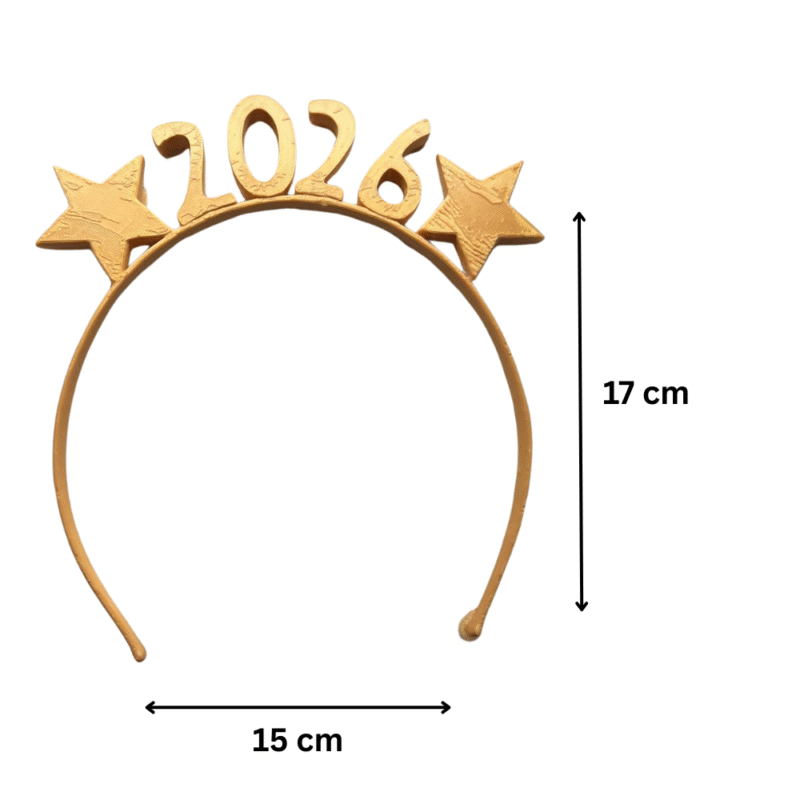 New Year 2026 Hairband – Party Celebration Headband for Events, Office Parties, Corporate Gifts & Festive Decorations - Image 2