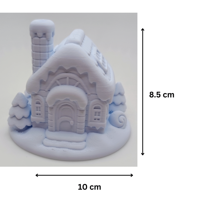 Christmas House Charm Tealight – Festive LED Home Décor Gift for Christmas, Corporate Gifting, Office Desk & Holiday Decoration - Image 2