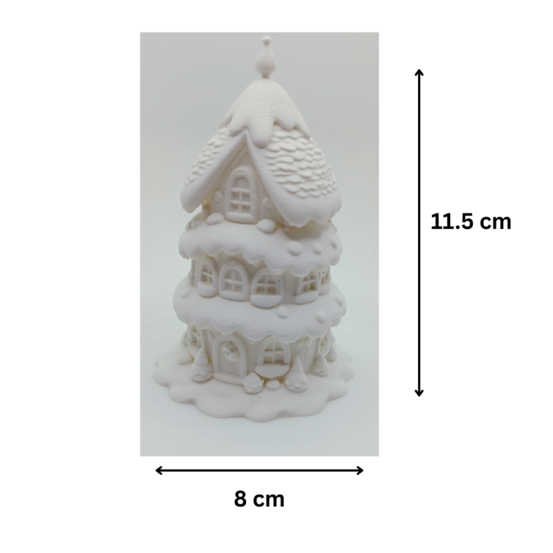 Winter Dream Snow-Draped Tealight Light | Festive Home Décor Gift | Premium Decorative Table Light - Image 2