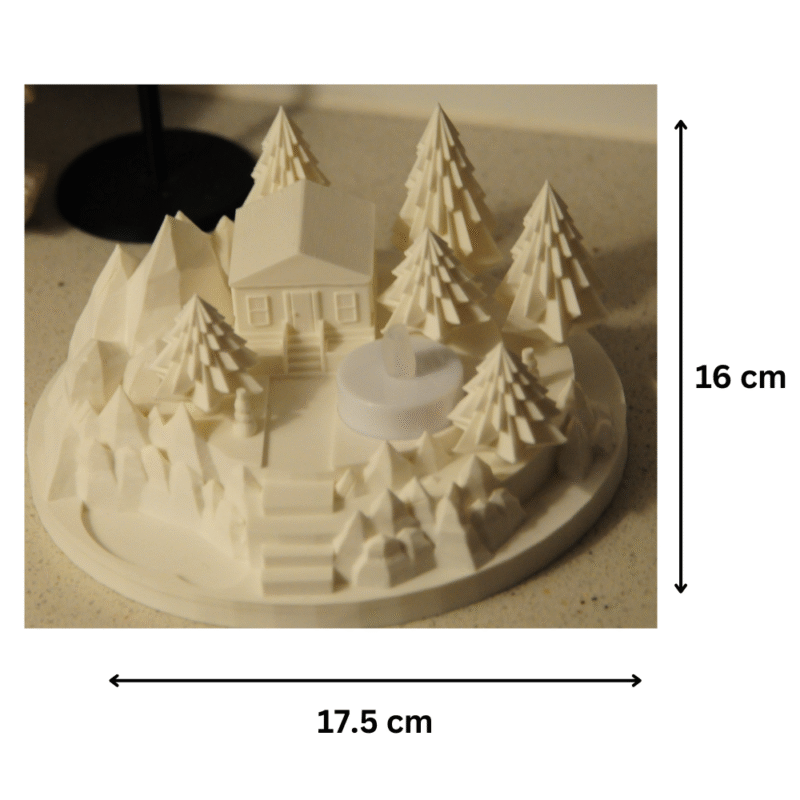 Christmas Snow House – Premium Festive Gift & Winter Decorative Showpiece for Home, Office & Corporate Gifting - Image 2