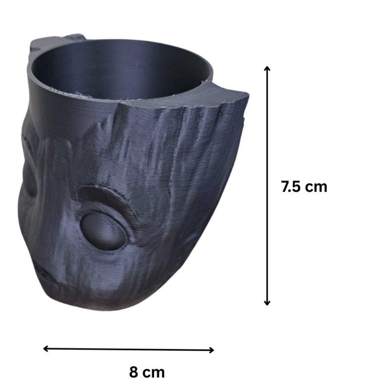 Groot Head Pen Holder | 3D Printed Desk Organizer for Office & Home | Unique Gift for Employees, Clients & Kids - Image 2