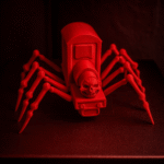 Choo-Choo Charles Horror Train Articulated Figurine – Unique Home Décor & Corporate Desk Gift