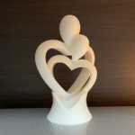 Elegant Couple Sculpture | Romantic Table Décor for Home & Office | Valentine’s Day Gift for Him & Her - Image 3