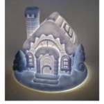 Christmas House Charm Tealight – Festive LED Home Décor Gift for Christmas, Corporate Gifting, Office Desk & Holiday Decoration - Image 3