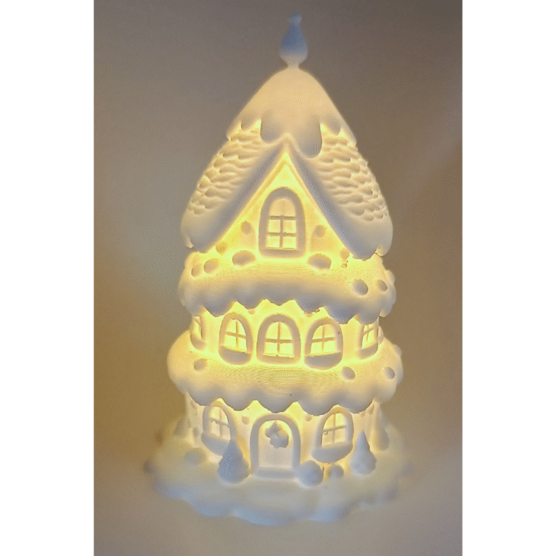 Winter Dream Snow-Draped Tealight Light | Festive Home Décor Gift | Premium Decorative Table Light - Image 3