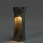 Premium Tower Lamp for Home Décor | Elegant Desk Light for Offices & Corporate Gifting