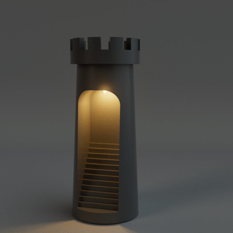 Premium Tower Lamp for Home Décor | Elegant Desk Light for Offices & Corporate Gifting - Image 3