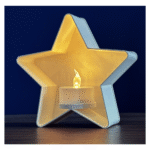 Star Tealight Lamp Mountains 3D Printed Christmas Gift for Corporate and Industrial Clients - Image 3
