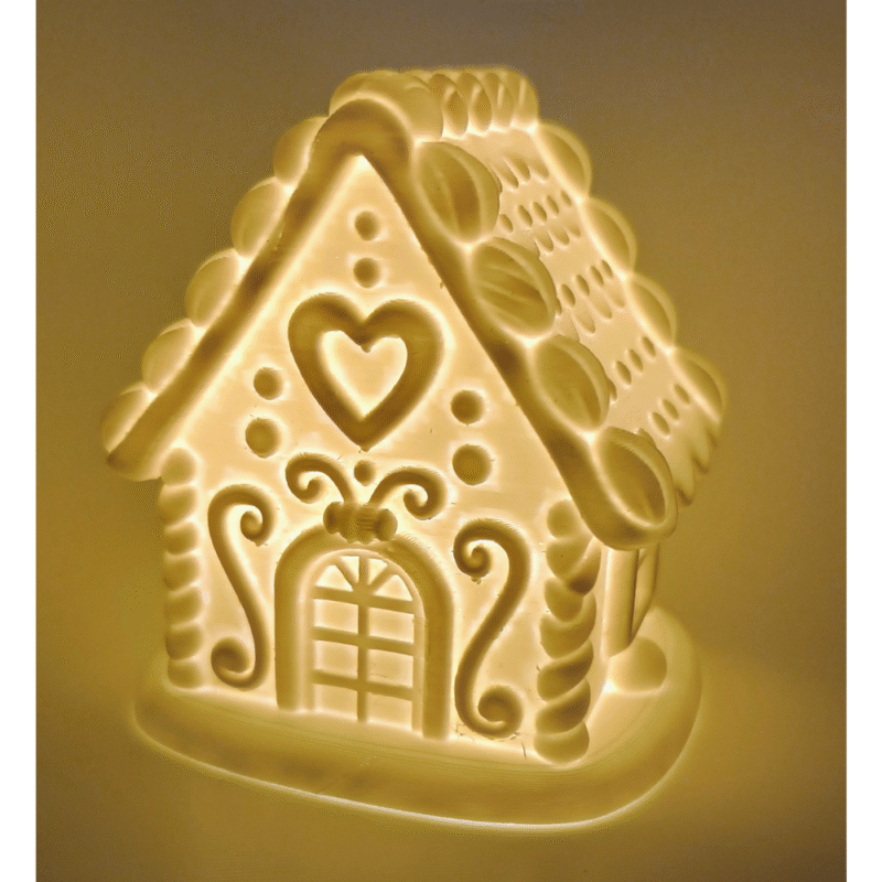 Glowing Fairy House Tealight Lamp – Christmas Decorative LED Mini House for Home & Office Décor - Image 3