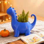3D Printed Dinosaur Pen Holder & Mini Planter – Cute Desk Organizer for Students, School Projects, Office & Gift Use - Image 3