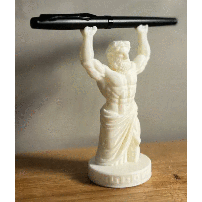 3D Printed Greek Pen Holder – Elegant Desk Organizer for Office, Corporate Gifts & Home Decor - Image 3