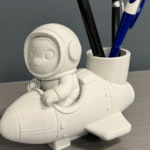 Astronaut Spaceship Pen Holder – Unique Desk Gift for Airlines & Corporate Gifting - Image 3