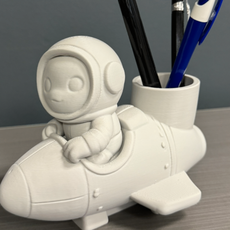 Astronaut Spaceship Pen Holder – Unique Desk Gift for Airlines & Corporate Gifting - Image 3