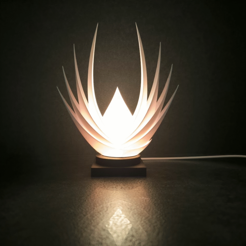 Spiky Night Lamp – Premium Home Décor & Corporate Gift | Elegant Table Light for Office Desks & Living Spaces - Image 3