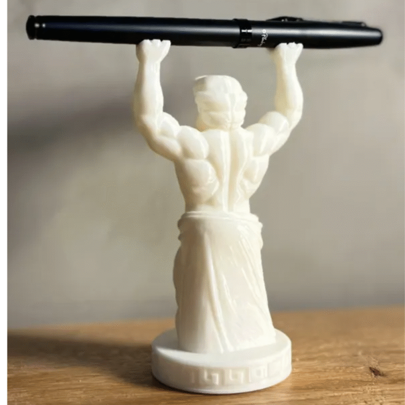 3D Printed Greek Pen Holder – Elegant Desk Organizer for Office, Corporate Gifts & Home Decor - Image 4