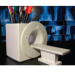 3D Printed MRI Machine Pen Holder – Unique Industrial Desk Gift for Doctors & Hospitals - Image 3