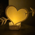 Heart Tealight Stand for Office, Home, Corporate Gifts, Valentine’s Day, Desk Decor, Hotel Decor, Spa Ambience, Event Gifting, Anniversary Gift, Romantic Lighting, Decorative Tealight Holder