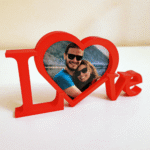 Love Frame – Valentines Day, Office Gift, Home Decor, Corporate Gift, Romantic Gift, Gift for Loved One, Desk Decor, Couple Gift, Anniversary Gift, Event Giveaway, Premium Corporate Valentine Gift
