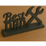 Best Dad 3D Printed Letter Gift, Birthday Gift for Dad, Father’s Day Gift, Corporate Gifting for Employees, Appreciation Gift for Father, Desk Decor for Dad, Office Table Gift, Gift for Best Father, Gift for Dad from Son, Gift for Dad from Daughter, Personalized Dad Gift, Event Giveaway for Companies, Employee Family Gift