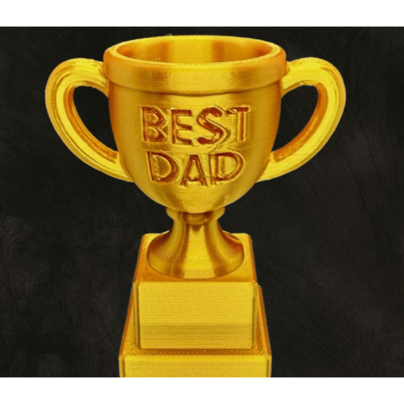 Best Dad Trophy, Birthday Day Gift for Father, Gift for Best Father, Dad Appreciation Award, Corporate Family Day Gift, Employee Engagement Gift, Office Event Gift, Personalized Father’s Day Trophy - Image 3