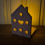 3D Printed Tealight Holder House, Birthday Gift, Valentine’s Day Gift, Corporate Gift, Office Desk Decor, Home Decor Gift, Festival Decoration, Return Gift, Diwali Gift, Christmas Gift, New Year Gift, Candle Holder Decor, Employee Appreciation Gift, Client Welcome Gift