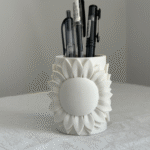 3D Printed Sunflower Pen Holder – Flower of Gratitude Gift for Teachers Day, Friendship Day, Birthday, Corporate Gift, Office Desk Decor, Employee Appreciation, Return Gift, Thank You Gift, School Gift, Home Office Organizer