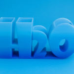 H2O Water Molecule 3D Printed Pen Holder, Friendship Day Gift, Birthday Gift, Office Desk Decor, Corporate Gift, Teacher Gift, Science Lover Gift, Students Gift, Study Table Organizer